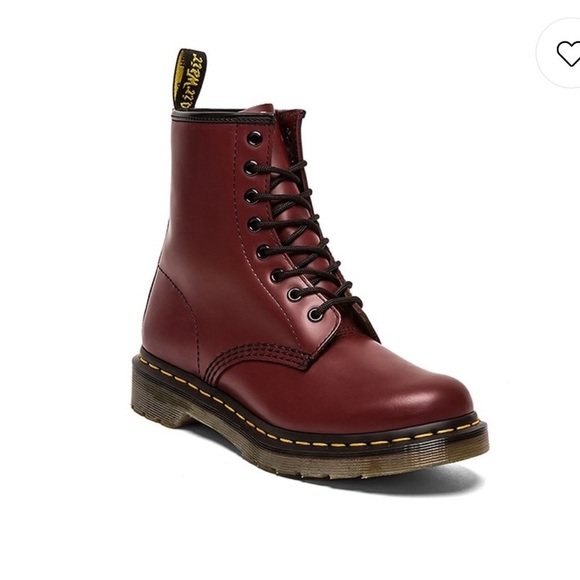 Dr. Marten 1460 8-Eye Boot in Cherry Red NEW - Picture 2 of 7